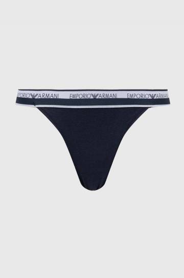 Стринги Emporio Armani Underwear 2 шт цвет синий Стринги Emporio Armani Underwear 2 шт цвет синий