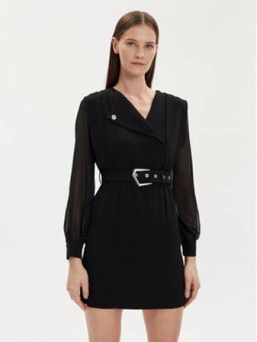Morgan Коктейльна сукня 222-RIPAM.F Чорний Regular Fit Morgan Коктейльна сукня 222-RIPAM.F Чорний Regular Fit