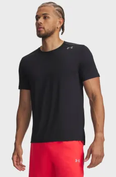 Мужская черная футболка UA Velociti Pro Shortsleeve-BLK Черный L Under Armour 6009506-001