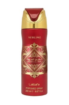 Парфюмированный дезодорант-спрей Lattafa Perfumes Badee Al Oud Sublime унисекс, 200 мл