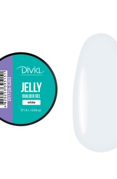 Гель для наращивания ногтей Divia Jelly Builder Gel GJ02 White, 14 г