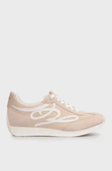 Женские бежевые кроссовки SKROLL Бежевый 40 Guess FLPSKRSUE12