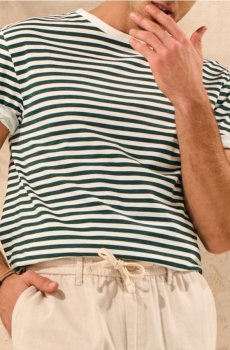 Різдвяна футболка з котом - зелений