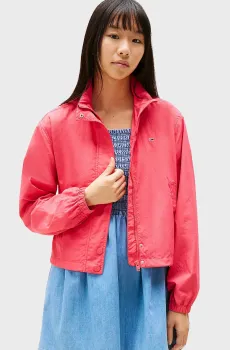 Женская розовая ветровка ESSENTIAL Розовый XS Tommy Jeans DW0DW20439