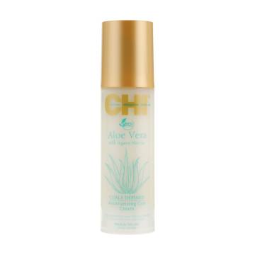 Увлажняющий крем CHI Aloe Vera Moisturizing Curl Cream для кудрявых волос, 147 мл Увлажняющий крем CHI Aloe Vera Moisturizing Curl Cream для кудрявых волос, 147 мл