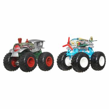 Набір машинок Hot Wheels Monster Trucks Loco punk vs Airplane mode (FYJ64/JCC66) Набір машинок Hot Wheels Monster Trucks Loco punk vs Airplane mode (FYJ64/JCC66)