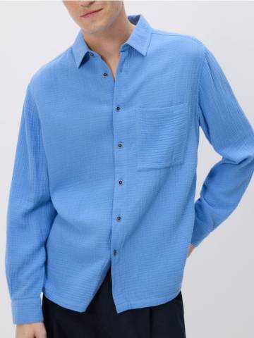 Reserved - MEN`S SHIRT - синій - 8447H-55X Reserved - MEN`S SHIRT - синій - 8447H-55X