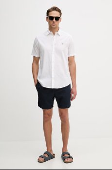 Шорты с добавлением льна U.S. Polo Assn. LINEN DECK