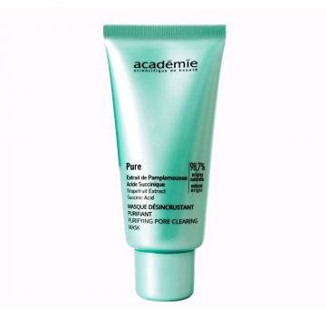 Очищающая глиняная маска для лица Academie Pure Purifying Pore Clearing Mask, 50 мл Очищающая глиняная маска для лица Academie Pure Purifying Pore Clearing Mask, 50 мл
