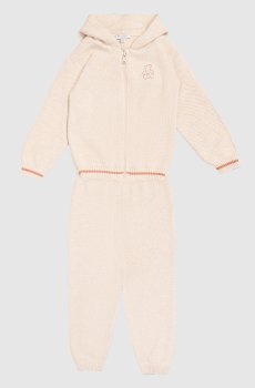 Детский бежевый спортивный костюм