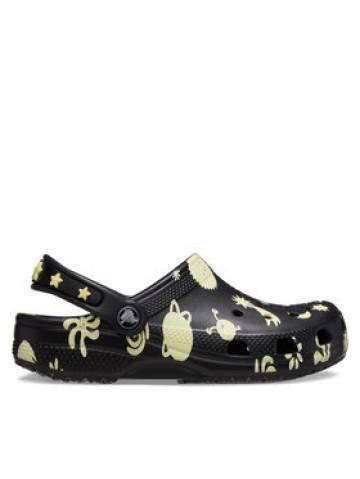 Crocs Шльопанці Classic Glow Space Clog K 210355 Чорний Crocs Шльопанці Classic Glow Space Clog K 210355 Чорний