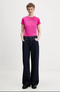 Хлопковая футболка Karl Lagerfeld Jeans