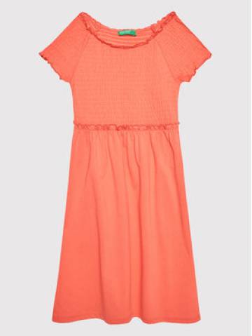 United Colors Of Benetton Літня сукня 3IUE0V005 Рожевий Regular Fit United Colors Of Benetton Літня сукня 3IUE0V005 Рожевий Regular Fit