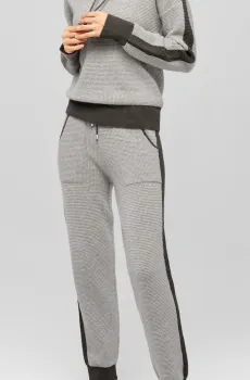 Женские серые шерстяные брюки Серый 36 MARC&ANDRE W21-00CH810