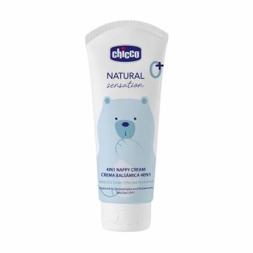 Защитный крем под подгузник 4 в 1 Chicco Nappy Cream Natural Sensation, 100 мл Защитный крем под подгузник 4 в 1 Chicco Nappy Cream Natural Sensation, 100 мл