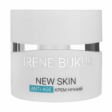 Разглаживающий крем для лица Irene Bukur New Skin Anti-Age Night Cream, 45 мл Разглаживающий крем для лица Irene Bukur New Skin Anti-Age Night Cream, 45 мл