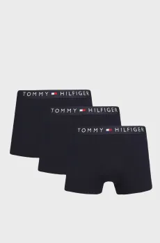 Мужские темно-синие боксеры (3 шт) Синий XXL Tommy Hilfiger UM0UM03180