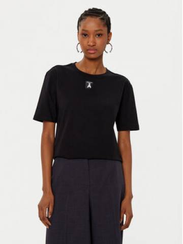 Patrizia Pepe Футболка 8M1612/J089-K103 Чорний Regular Fit Patrizia Pepe Футболка 8M1612/J089-K103 Чорний Regular Fit