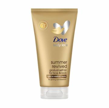 Крем-лосьон автозагар для лица и тела Dove Summer Revived Face and Body Lotion Fair to Medium, от светлого до среднего, 75 мл Крем-лосьон автозагар для лица и тела Dove Summer Revived Face and Body Lotion Fair to Medium, от светлого до среднего, 75 мл