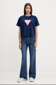 Хлопковая футболка Guess Jeans