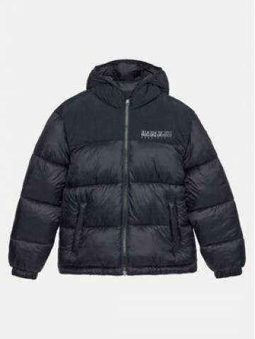 Napapijri Пуховик A-Hornelen NP0A4HJS S Чорний Regular Fit Napapijri Пуховик A-Hornelen NP0A4HJS S Чорний Regular Fit
