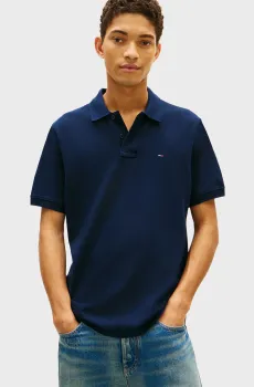 Мужское темно-синее поло REG ESS Синий XL Tommy Jeans DM0DM22711