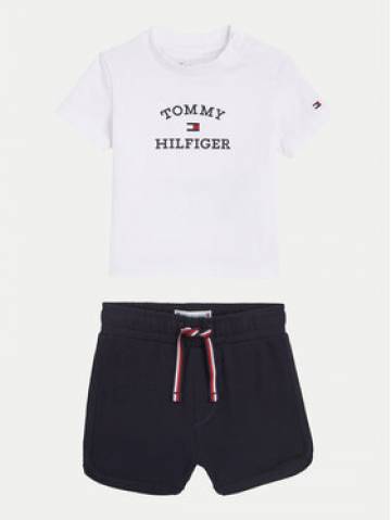 Tommy Hilfiger Набір футболка та шорти Logo KN0KN01812 Cиній Regular Fit Tommy Hilfiger Набір футболка та шорти Logo KN0KN01812 Cиній Regular Fit
