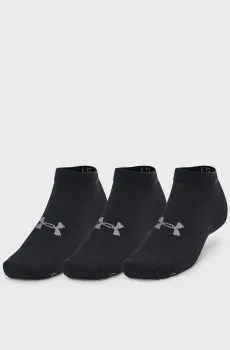 Черные носки (3 пары) UA Essential Low Cut Черный 31.5-36.5 Under Armour 1382958-001