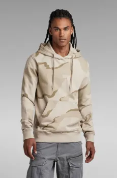 Мужское камуфляжное худи Desert camo Бежевый M G-Star RAW D22755,D325