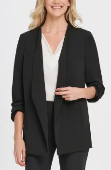 Женский черный жакет Черный S DKNY P9RCAAWI