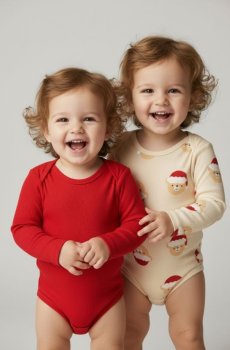 Ребристе боді 2 штуки - бежевий