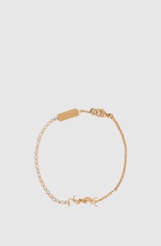 Золотой браслет Cassandre с кристаллами