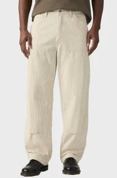 Мужские белые брюки в полоску 568™ Loose Straight Белый 34-32 Levi’s® A7367;0018