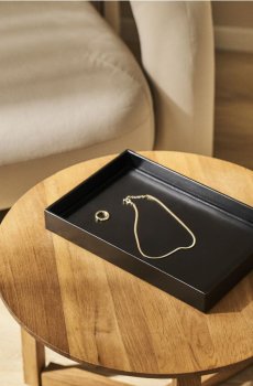 Декоративна таця - чорний