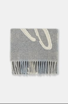 Шарф с добавлением шерсти BOSS Cecy_28*196