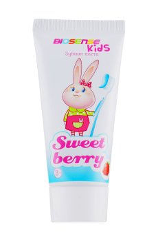 Детская зубная паста Bioton Сosmetics Biosense kids Sweet Вerry, 50 мл