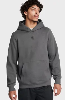 Мужское серое худи Curry Splash Hoodie Серый S Under Armour 1387096-025