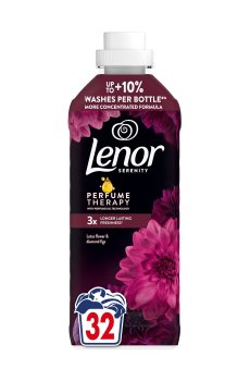 Кондиционер для белья Lenor Цветок лотоса и  бриллиантовые инжиры, 32 стирки, 675 мл
