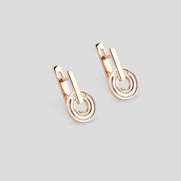 Золотые серьги Minimal 789/19-ч Золотые серьги Minimal 789/19-ч