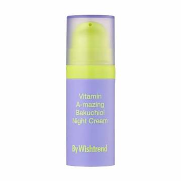 Ночной крем для лица By Wishtrend Vitamin A-mazing Bakuchiol Night Cream с ретинолом и бакучиолом, 10 г Ночной крем для лица By Wishtrend Vitamin A-mazing Bakuchiol Night Cream с ретинолом и бакучиолом, 10 г