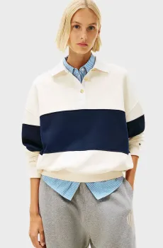 Женское белое поло GOLD Белый XS Tommy Hilfiger WW0WW48785