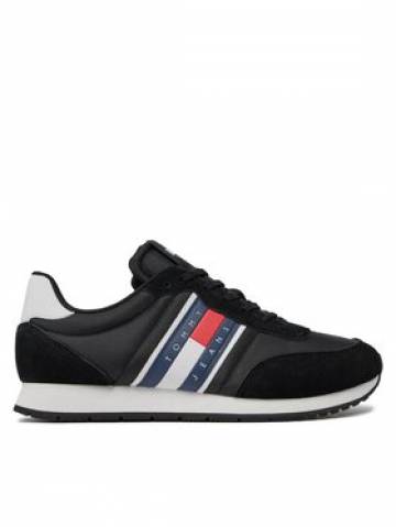 Tommy Jeans Снікерcи Tjm Runner Casual Ess EM0EM01351 Чорний Tommy Jeans Снікерcи Tjm Runner Casual Ess EM0EM01351 Чорний