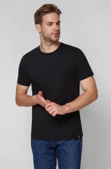 Мужская черная футболка (2 шт) Slim Fit Черный S Levi’s® 79541;0001