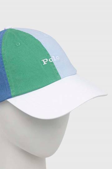 Хлопковая кепка Polo Ralph Lauren однотонная Хлопковая кепка Polo Ralph Lauren однотонная