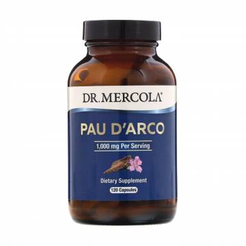 Кора муравьиного дерева Dr. Mercola Pau DArco 1000 мг, 120 капсул Кора муравьиного дерева Dr. Mercola Pau DArco 1000 мг, 120 капсул