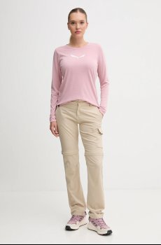 Спортивный лонгслив Salewa Eagle Solidlogo Dry