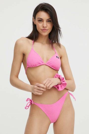 Купальный бюстгальтер Calvin Klein цвет розовый слегка упрочнённая чашечка KW0KW02394 Купальный бюстгальтер Calvin Klein цвет розовый слегка упрочнённая чашечка KW0KW02394