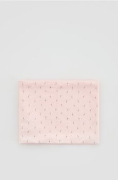 Reserved - Снуд з високим вмістом бавовни з принтом - пастельний рожевий - 375IL-03X