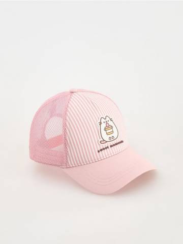 Reserved - Бейсболка Pusheen - пастельний рожевий - 613CZ-03X Reserved - Бейсболка Pusheen - пастельний рожевий - 613CZ-03X