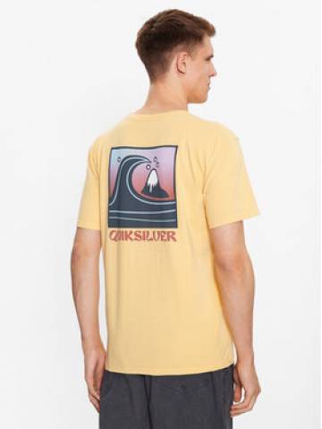 Quiksilver Футболка Qs Bubble Stamp EQYZT07258 Жовтий Regular Fit Quiksilver Футболка Qs Bubble Stamp EQYZT07258 Жовтий Regular Fit